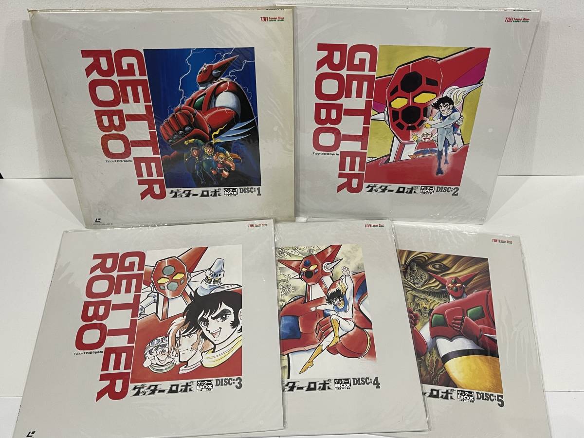 *LD-BOX Getter Robo 1~3BOX LD13 sheets set all 51 story set laser disk secondhand goods 