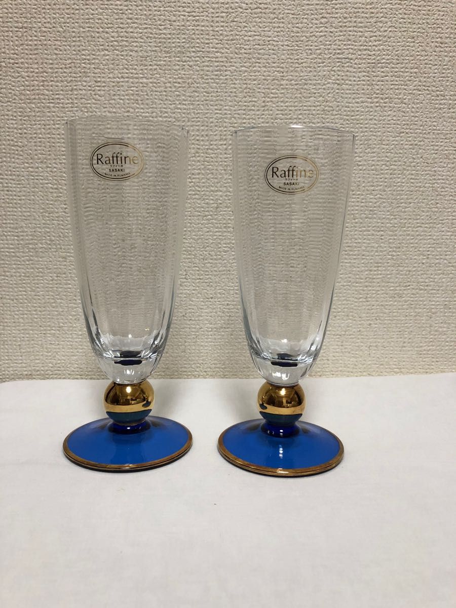 新品未使用　クリスタルグラス　冷酒グラス　ビールグラス