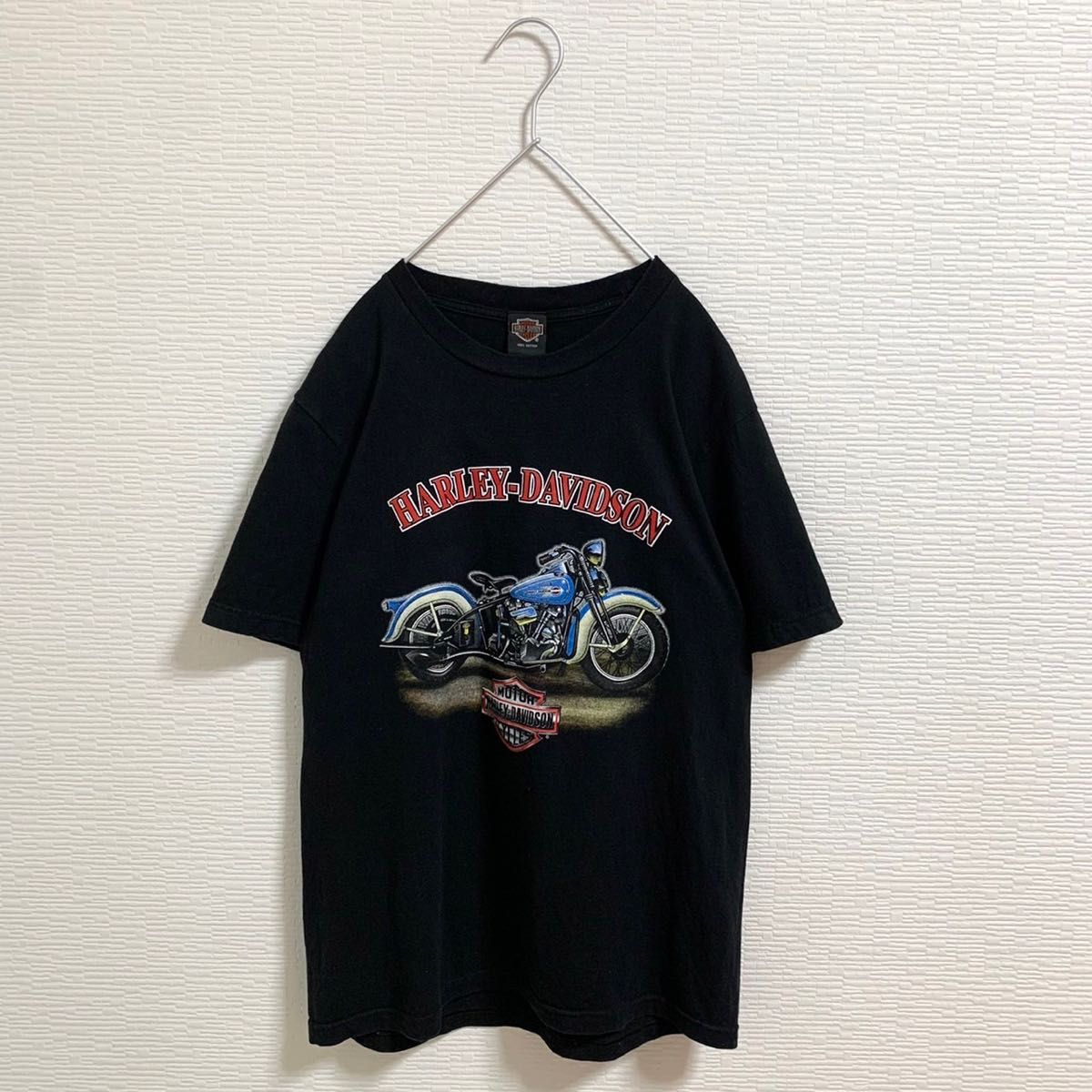 【極希少】 ハーレーダビッドソン ヴィンテージ Tシャツ ブラック サイズL HARLEY DAVIDSON Tee ビンテージ