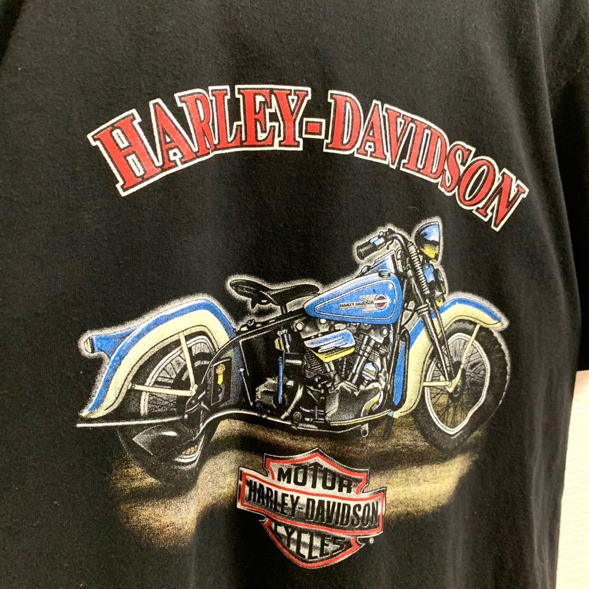 【極希少】 ハーレーダビッドソン ヴィンテージ Tシャツ ブラック サイズL HARLEY DAVIDSON Tee ビンテージ