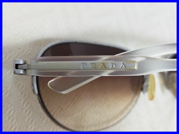 即決! 良品! イタリア製 PRADA プラダ SPR58C 2AC 3N 56/16/140 サングラス_画像5