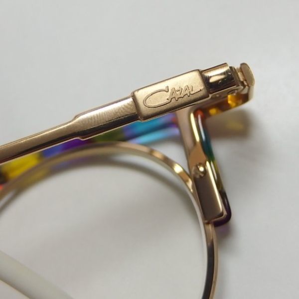 CAZALka The -ruMOD 745 COL 761 Rainbow / Gold очки очки очки / Vintage 