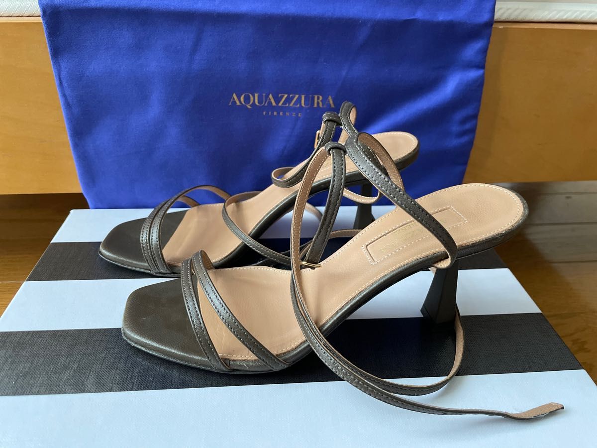 Aquazzura アンクルストラップサンダル