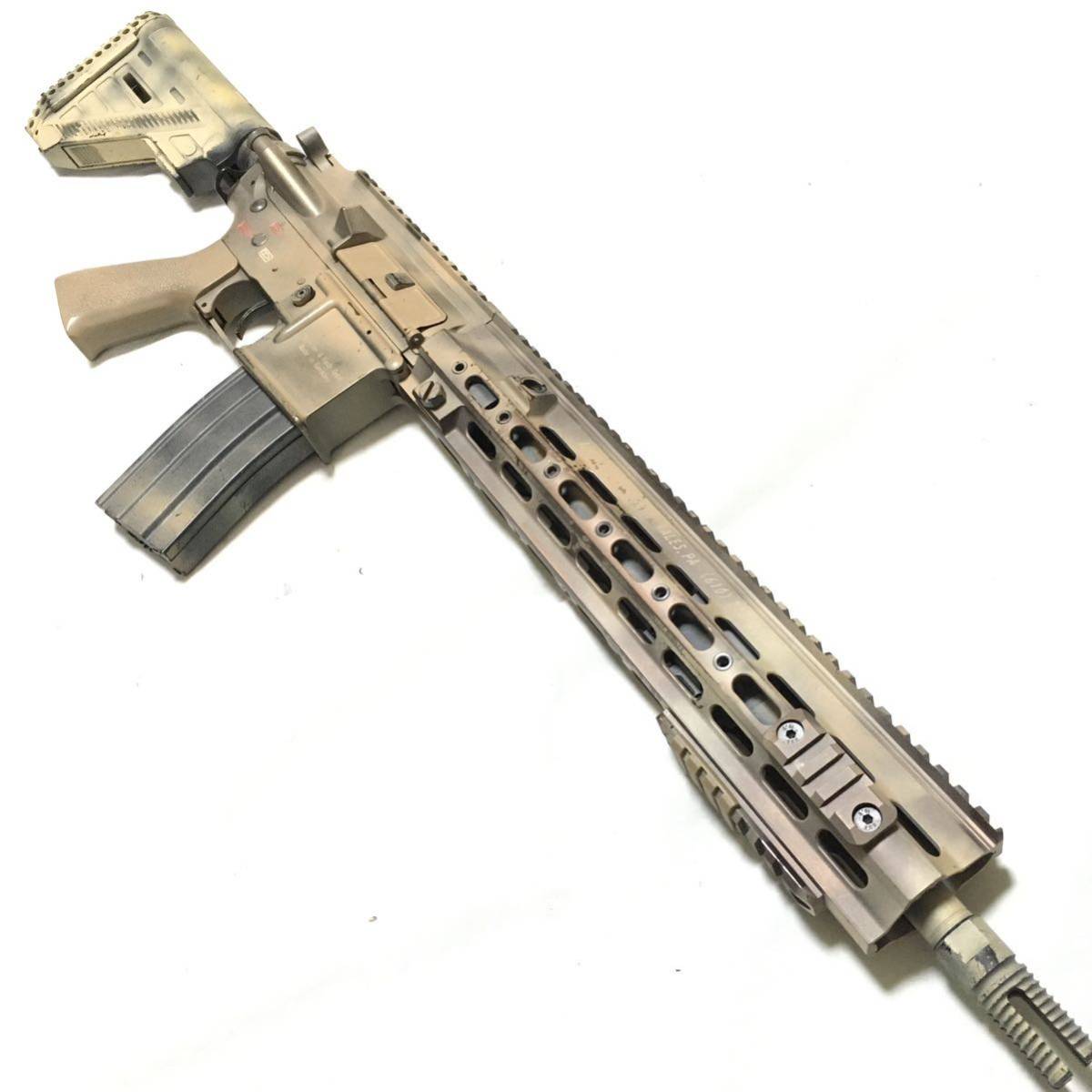 【動作快調!!】HK416N GEISSELEタイプ ロング 14.5inch SMRハンドガード DE ダブルベル_画像2