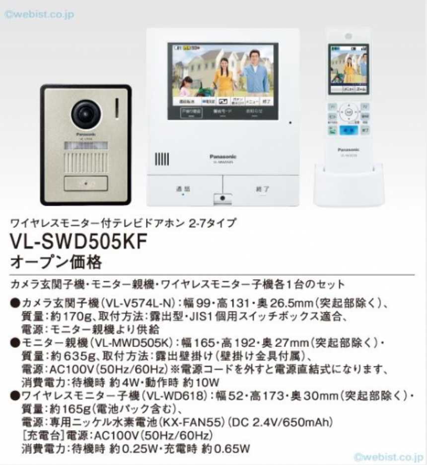 ☆Panasonic VL-SWD505KF 新品未使用品☆ www.glenwoodmeats.ca