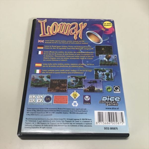 Z5762 ◆Lomax ロマックス Windows PCゲームソフトの画像2