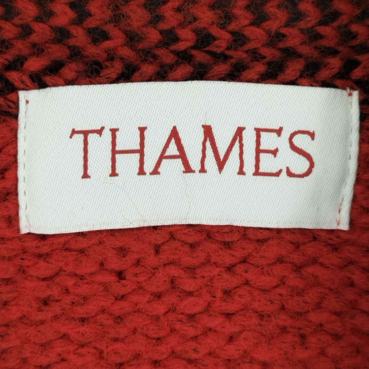 THAMES(テムズ) レッド Courting カーディガン メンズ JPN S 中古 古着 1142