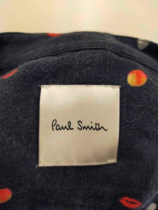 Paul Smith(ポールスミス) 総柄バンドカラーワンピース レディース 表記無 中古 古着 0159_画像3