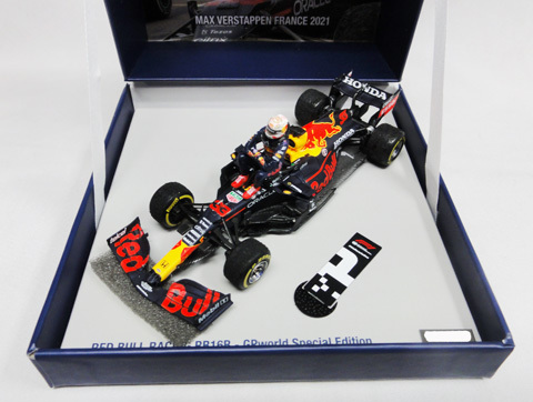 スパーク製 1/43 レッドブル ホンダ RB16B フェルスタッペン フランスGP GPワールド別注_画像1