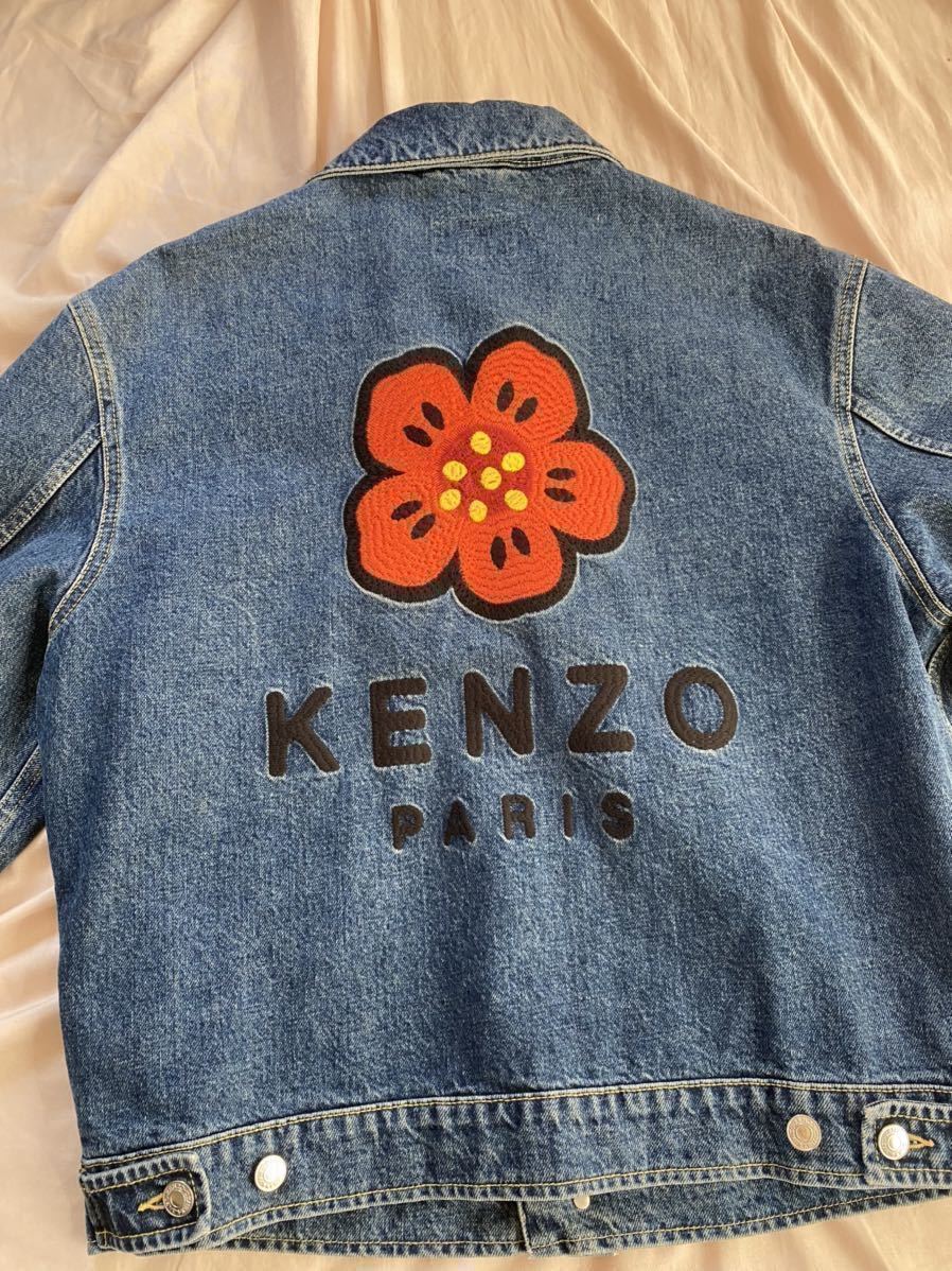 KENZO 刺繍 デニムジャケット ケンゾー Ｓ レア-