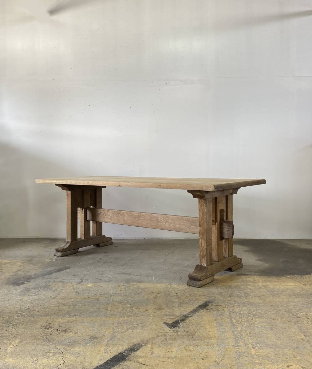 フランス アンティーク French oak Table テーブル チェア 店舗什器