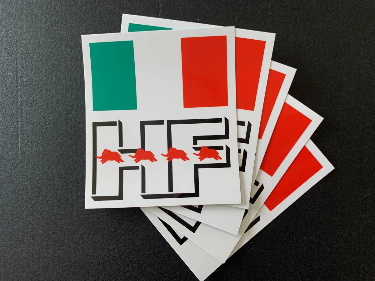 * Lancia Logo & флаг стикер 5 шт. комплект 