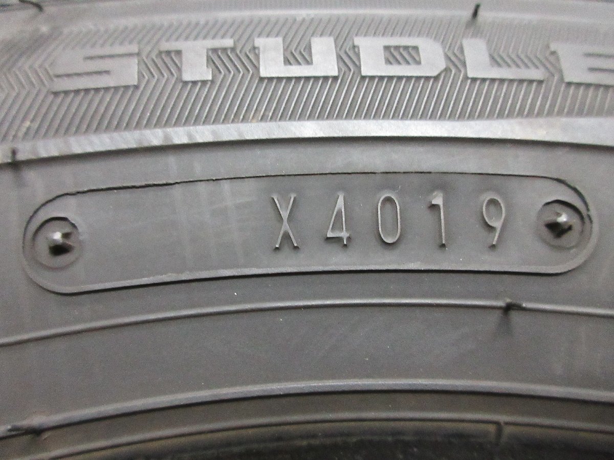 SC504【送料無料】165/70R14 超溝高 9分山 スタッドレス WINTERMAXX WM01 19年製 2本 激安 ソリオ アクア ヴィッツ スイフト マーチ デミオ_画像7