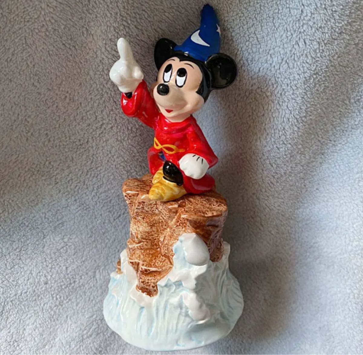 レトロ　Disney Mickey 魔法使いの弟子　陶器　オルゴール　saokyo