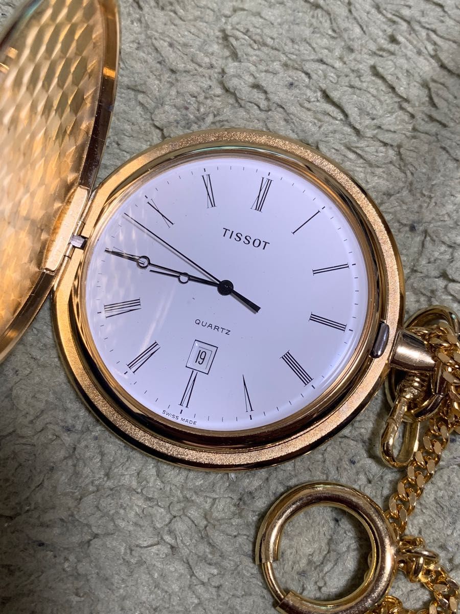 【期間限定値下げ3000円引】TISSOT ティソ・クォーツ懐中時計（中古・ジャンク）