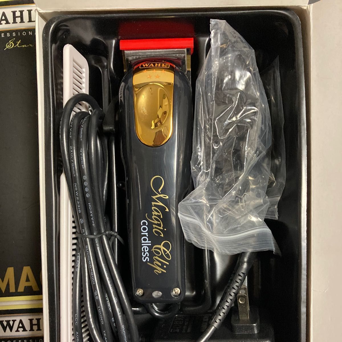 新品並行 Wahl 5Star Cordless MagicClip Black GOLD・ウォール