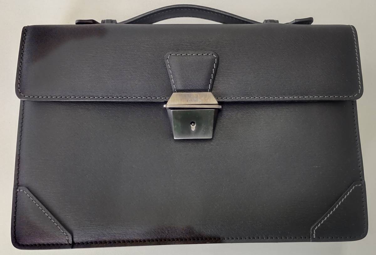 驚きの値段 dunhill ダンヒル ワンハンドル ハンドバッグ セカンド ブラック 箱鍵無し かばん、バッグ 驚きの値段 dunhill ダンヒル ワンハンドル ハンドバッグ セカンド ブラック 箱鍵無し かばん、バッグ