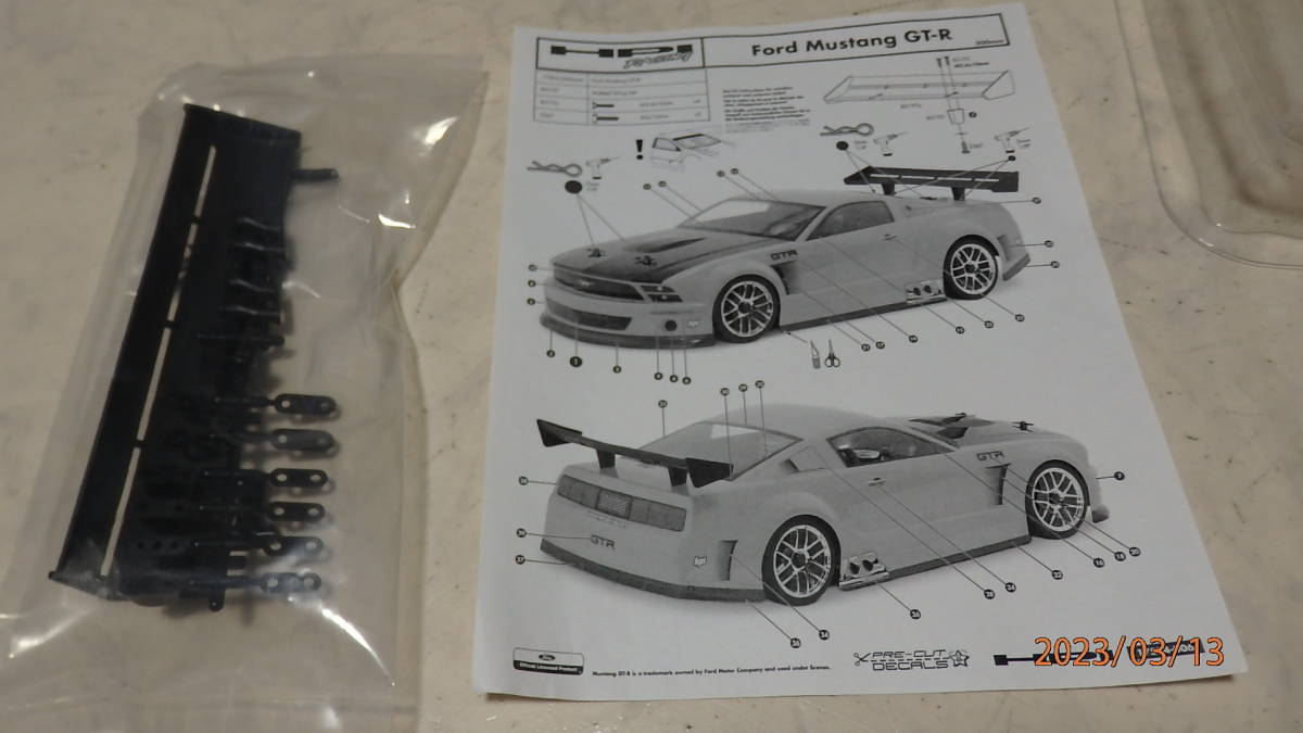 HPI　1/10 フォードマスタングGT-R　ボディーキット_画像7