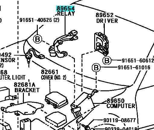 【トヨタ純正新品】TOYOTA 未使用品 ★超希少品★ MR-2 SW20 パワステリレー 89654-17011 1989/12-1999/8 パワステ 定番トラブル_画像5