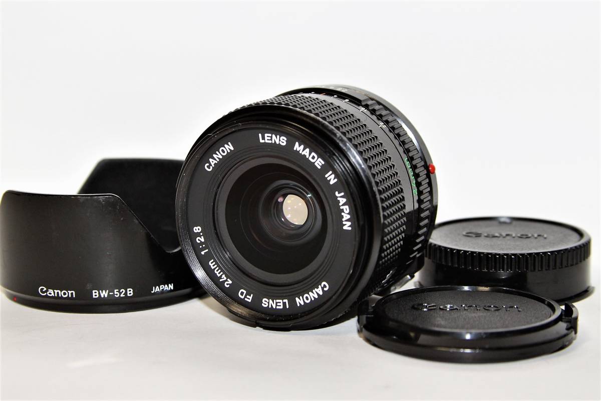 日本初の Canon キャノン F2.8 24mm FD NEW キヤノン