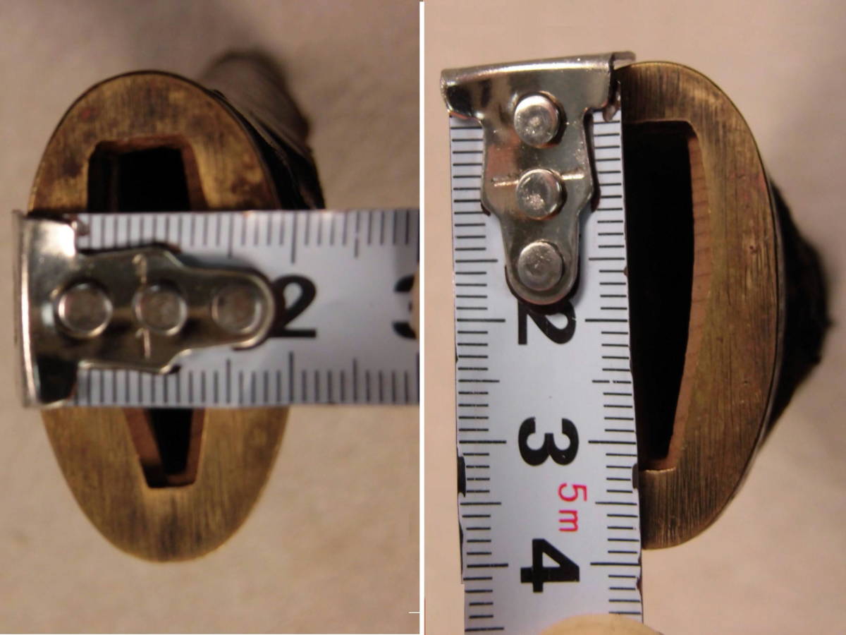 【 本歌 柄 全長 約21.5㎝ 脇差 刀 鮫革 革巻 蜻蛉 目貫 縁頭 柄頭 縁金 しとどめ 】検）日本刀 鍔 刀装具 武具 _画像3