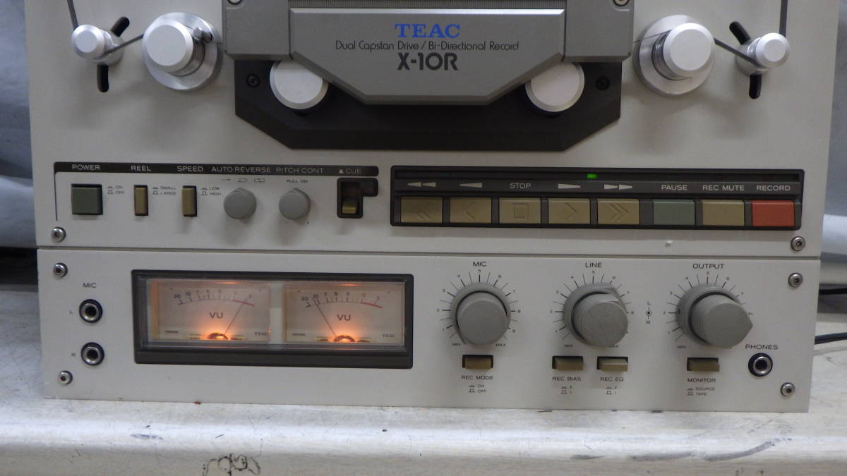 □TEAC□往復録音再生可能オープンリールデッキ□X-10R/メンテ済□ □TEAC□往復録音再生可能オープンリールデッキ□X-10R/メンテ済□
