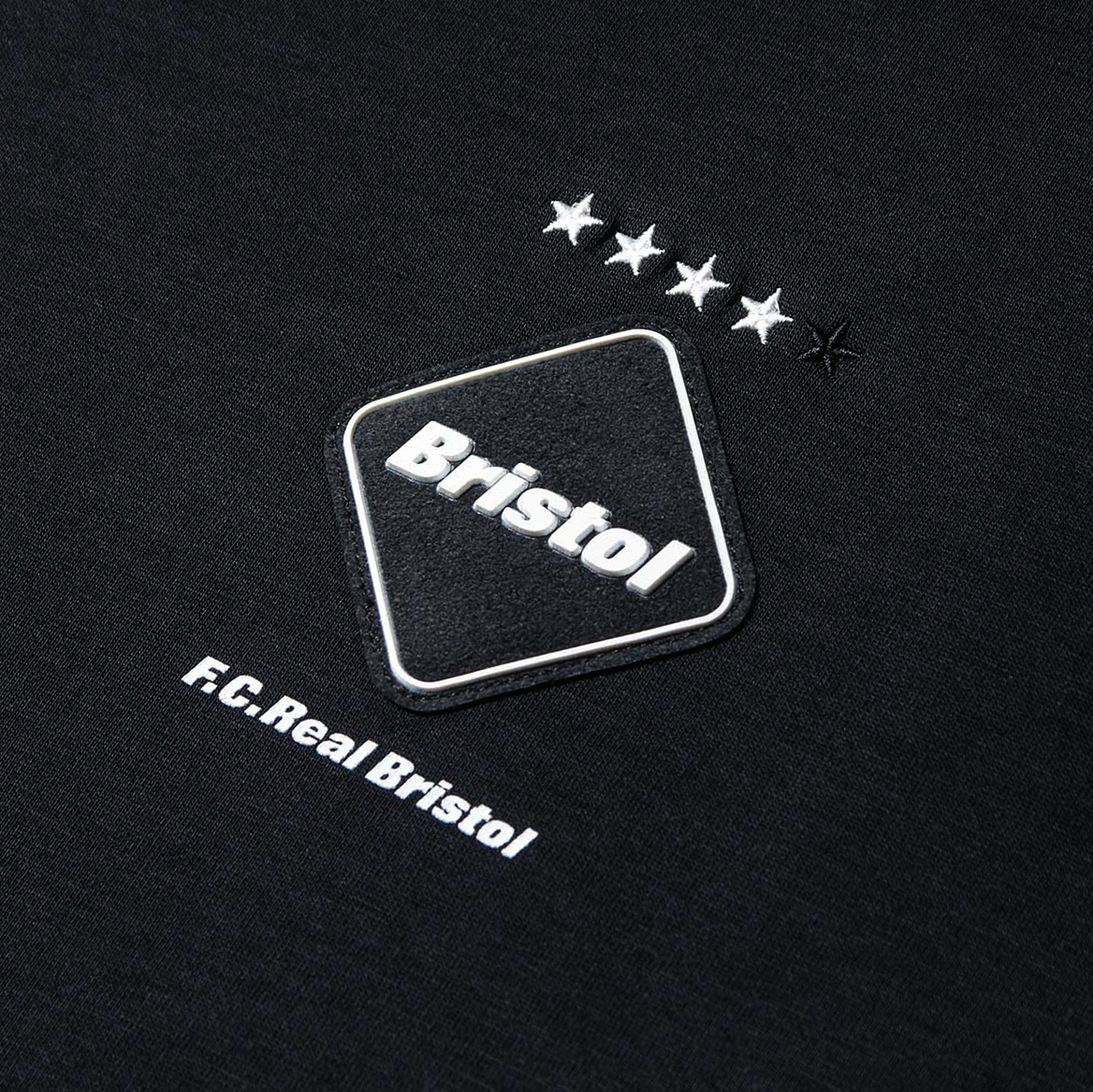 ソフネット 新品L黒☆F.C.Real Bristol TECH SWEAT CREWNECK TOPテック