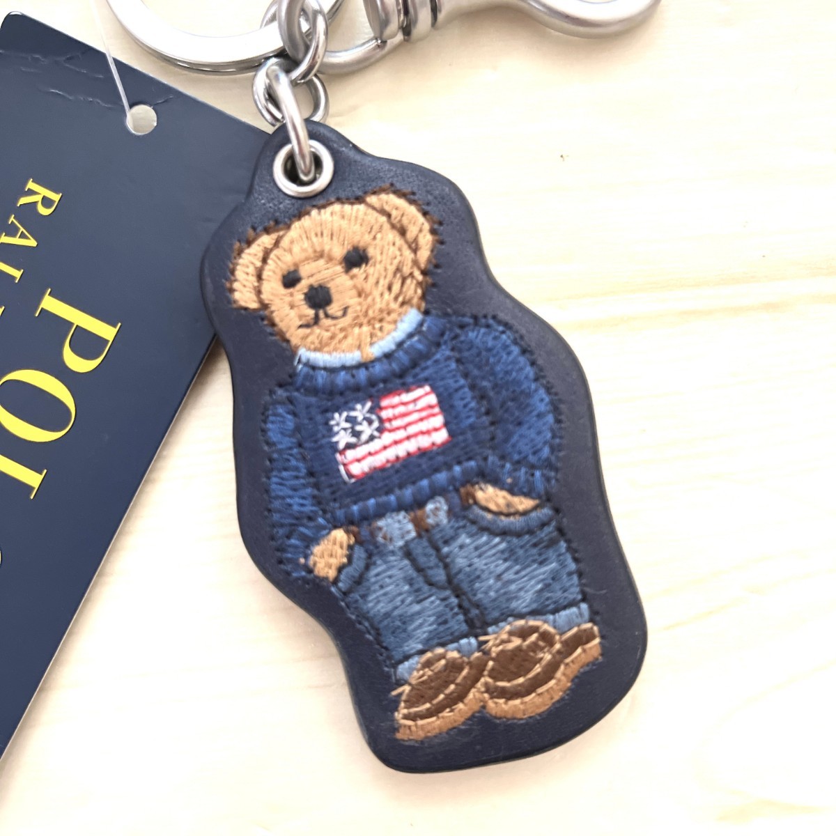 ポロ ラルフローレン バッグチャーム 新品 ポロベアー キーホルダー ゴルフ polo デニム ニット ギフト 刺繍 プレゼント ブランド 正規品