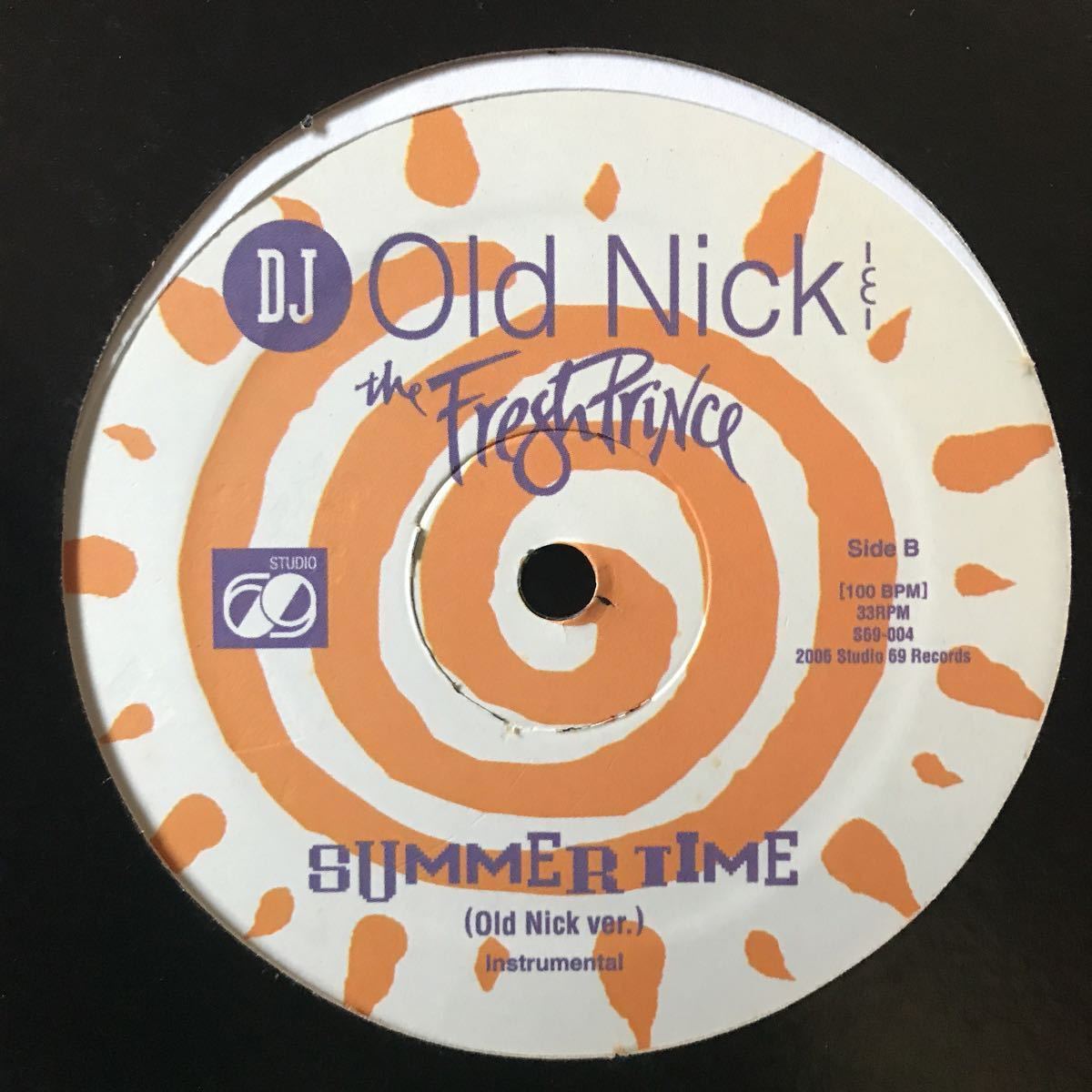 DJ Old Nick / Summertime Old Nick Ver. 12インチレコード Hip Hop Classic カバー DJ HASEBE
