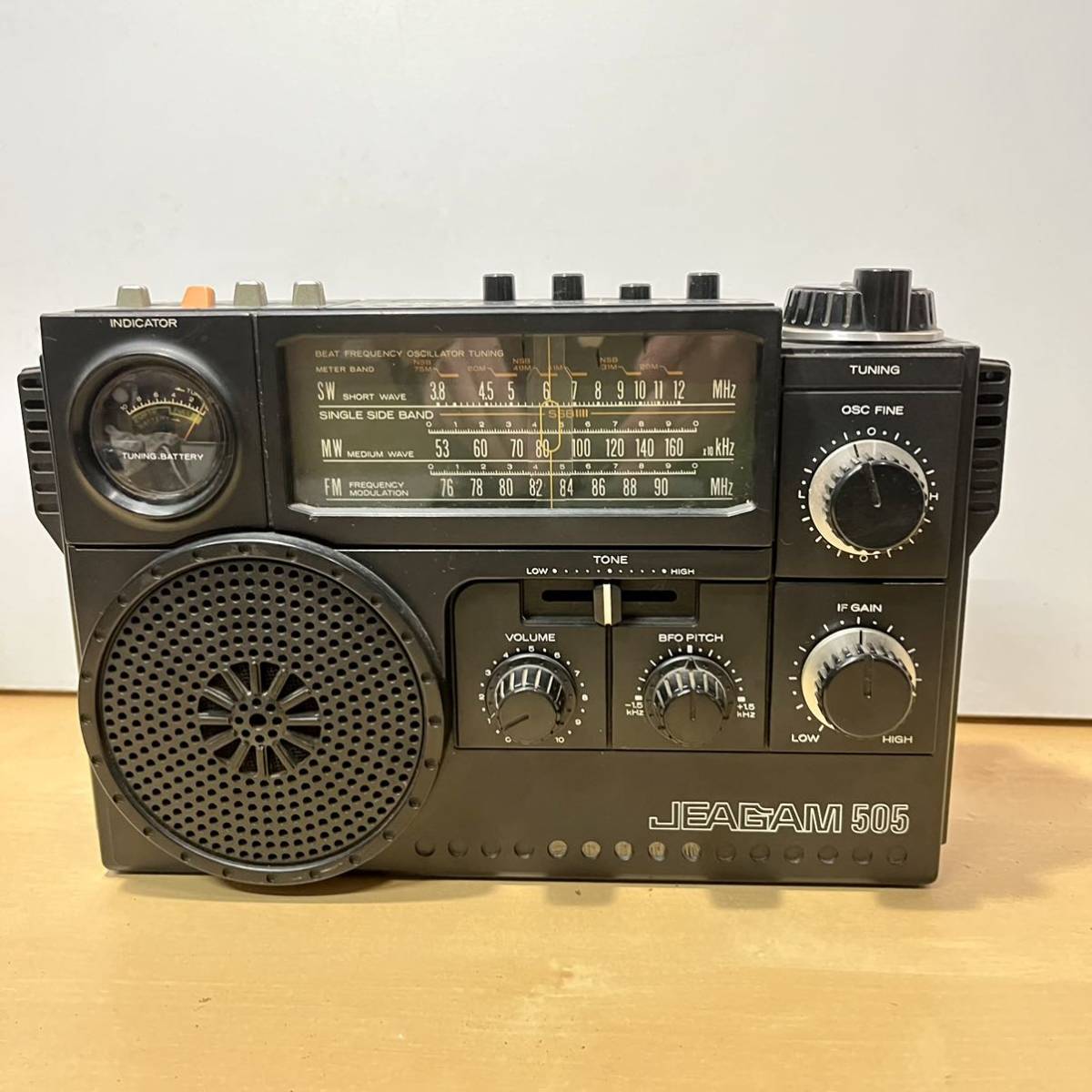 ヤフオク! - 三菱 BCLラジオ MITSUBISHI JEAGAM 505 JP-505 