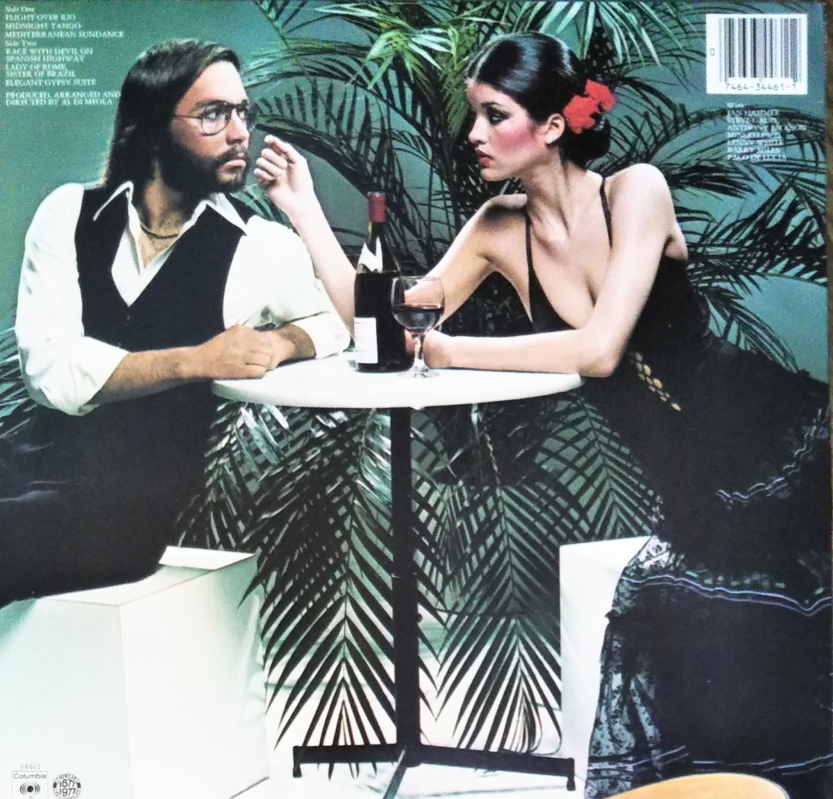 アル ディ メオラ エレガント・ジプシー USオリジ盤 Al Di Meola Elegant Gypsy Columbia PC 34461 1977 LP_画像2