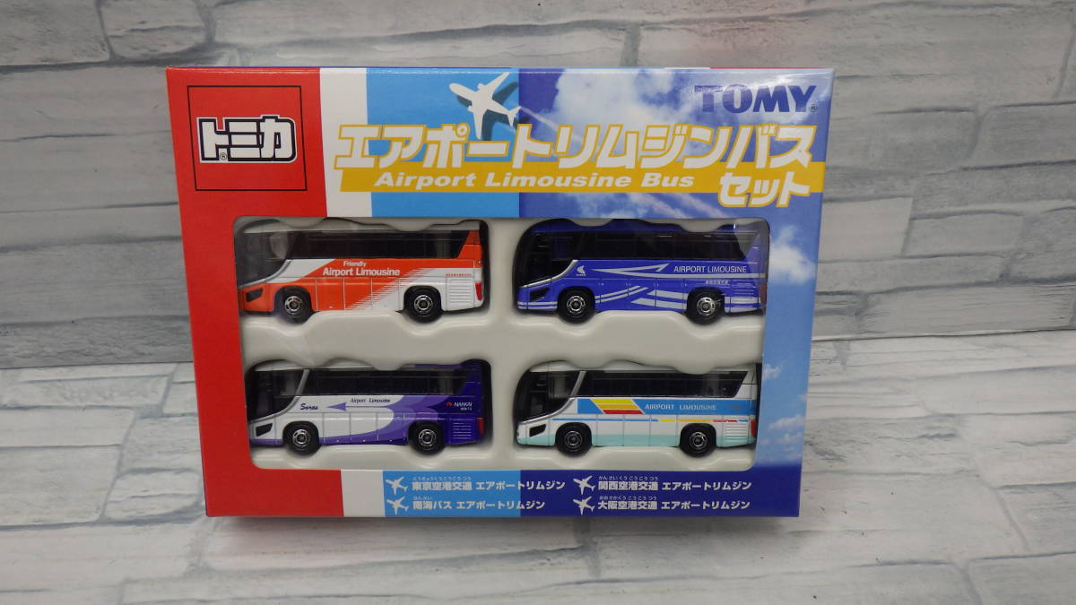 #2429 TOMY トミカ エアポートリムジンバスセット(中古)のヤフオク落札情報