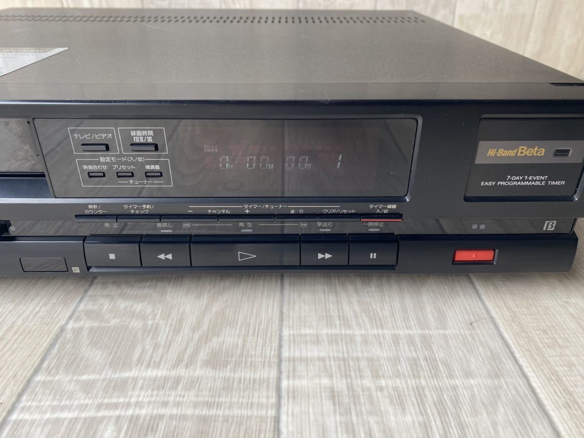 【通電確認済み】SONY ソニー SL-F205 Hi-Band Betamax 1995年製_画像3
