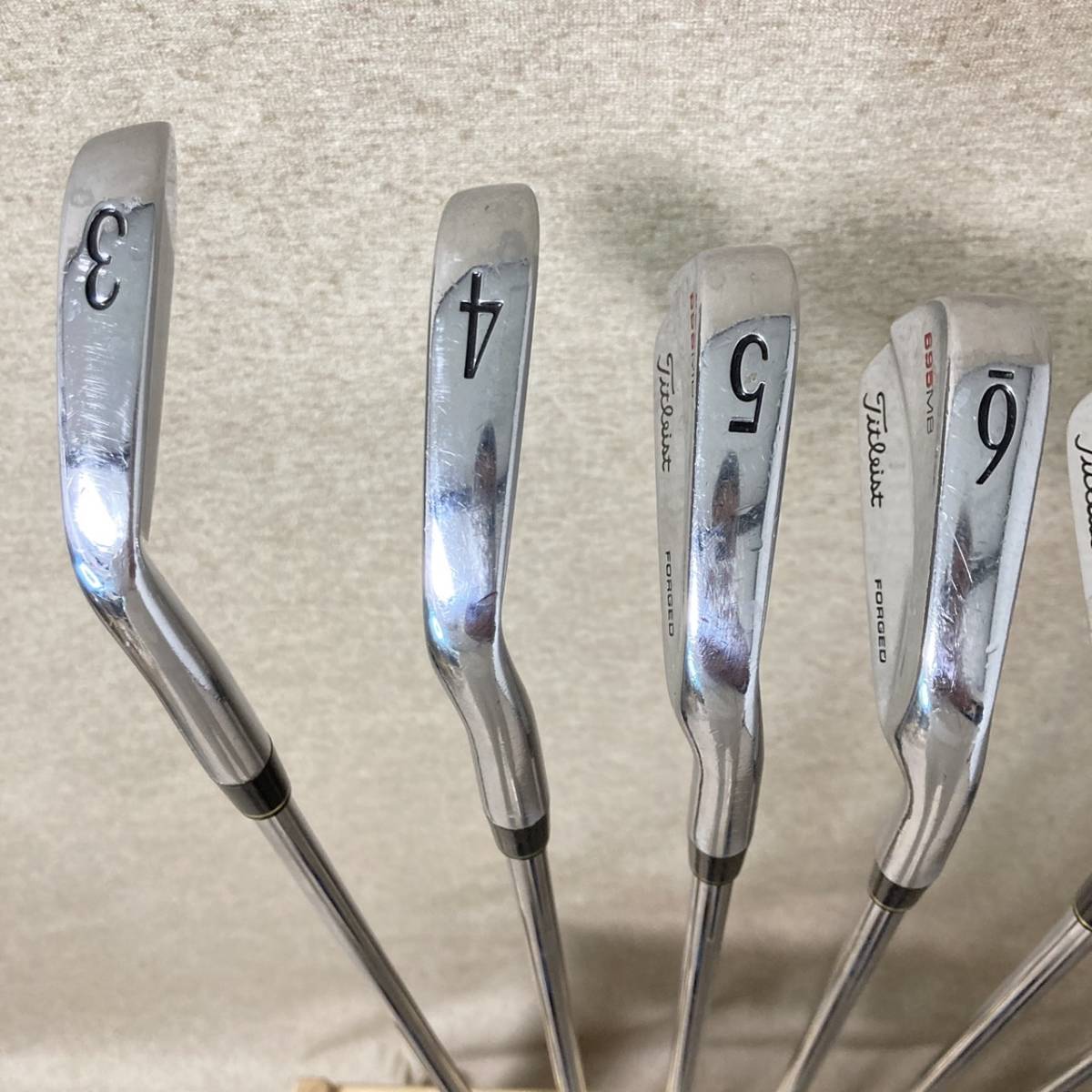 タイトリストTitleist 695MB FORGED アイアンセット3.4.5.6.7.8.9 7本セット スチールシャフト－日本代購代Bid第一推介「Funbid」