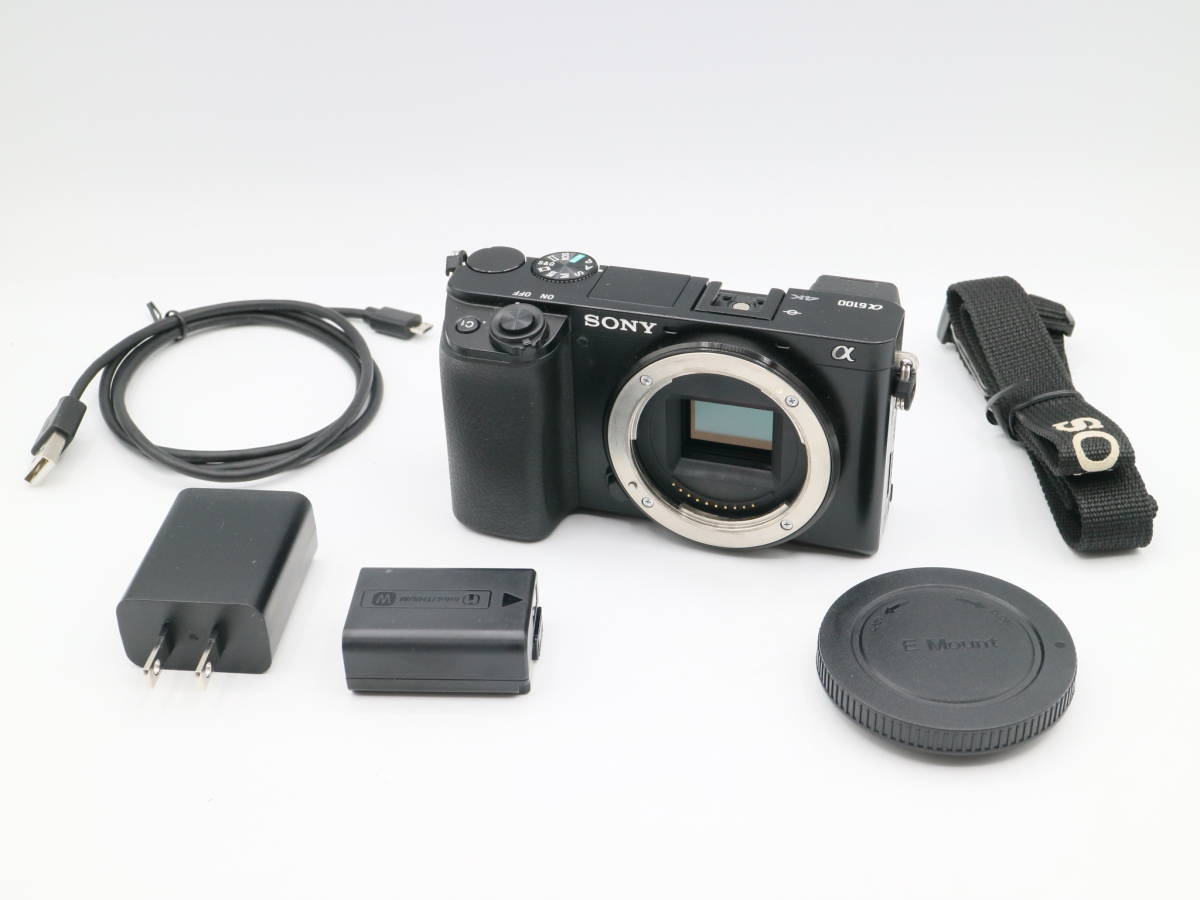 かいスレな】 c2627 Sony α6100 ボディ ブラック ILCE-6100 ショット数