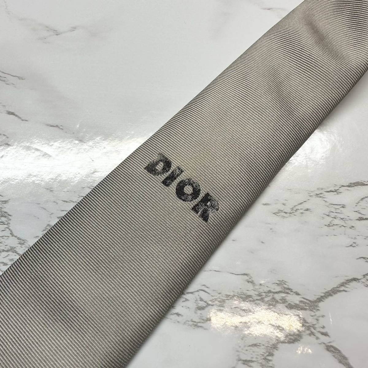 未使用級 激レア daniel arsham×DIOR ネクタイ シルク100% ワン