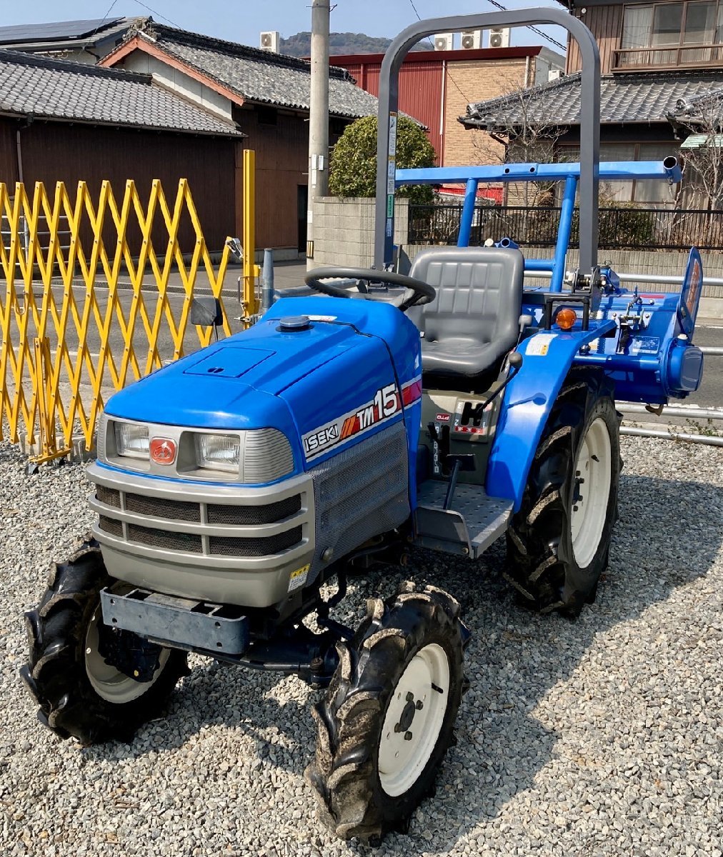 ◆【ヤフオク限定価格】香川県  農機具 動作確認済み イセキ トラクター 4駆 TM15F-DZP1 15馬力 約187.2時間