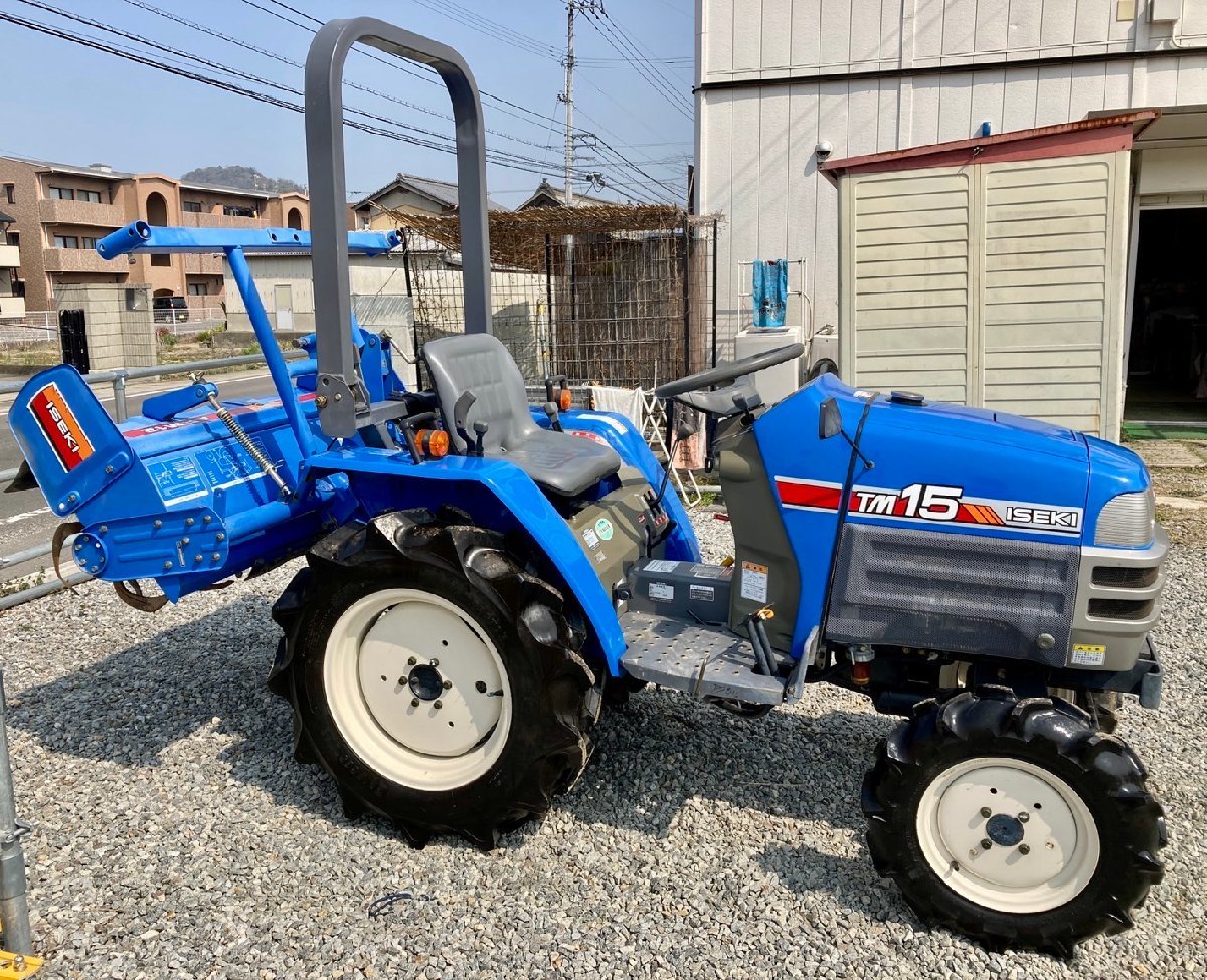 ◆【ヤフオク限定価格】香川県 農機具 動作確認済み イセキ トラクター 4駆 TM15F-DZP1 15馬力 約187.2時間 2