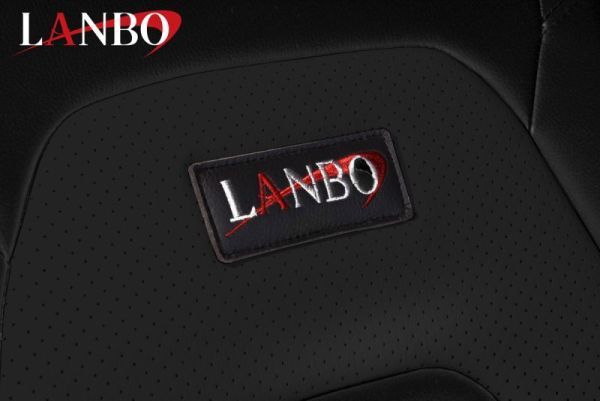 数量限定 LANBO プリウス ZVW50系 レザー シートカバー TypeVOID ブラック×ブラックパンチングレザー VOID-1552-BK_画像2