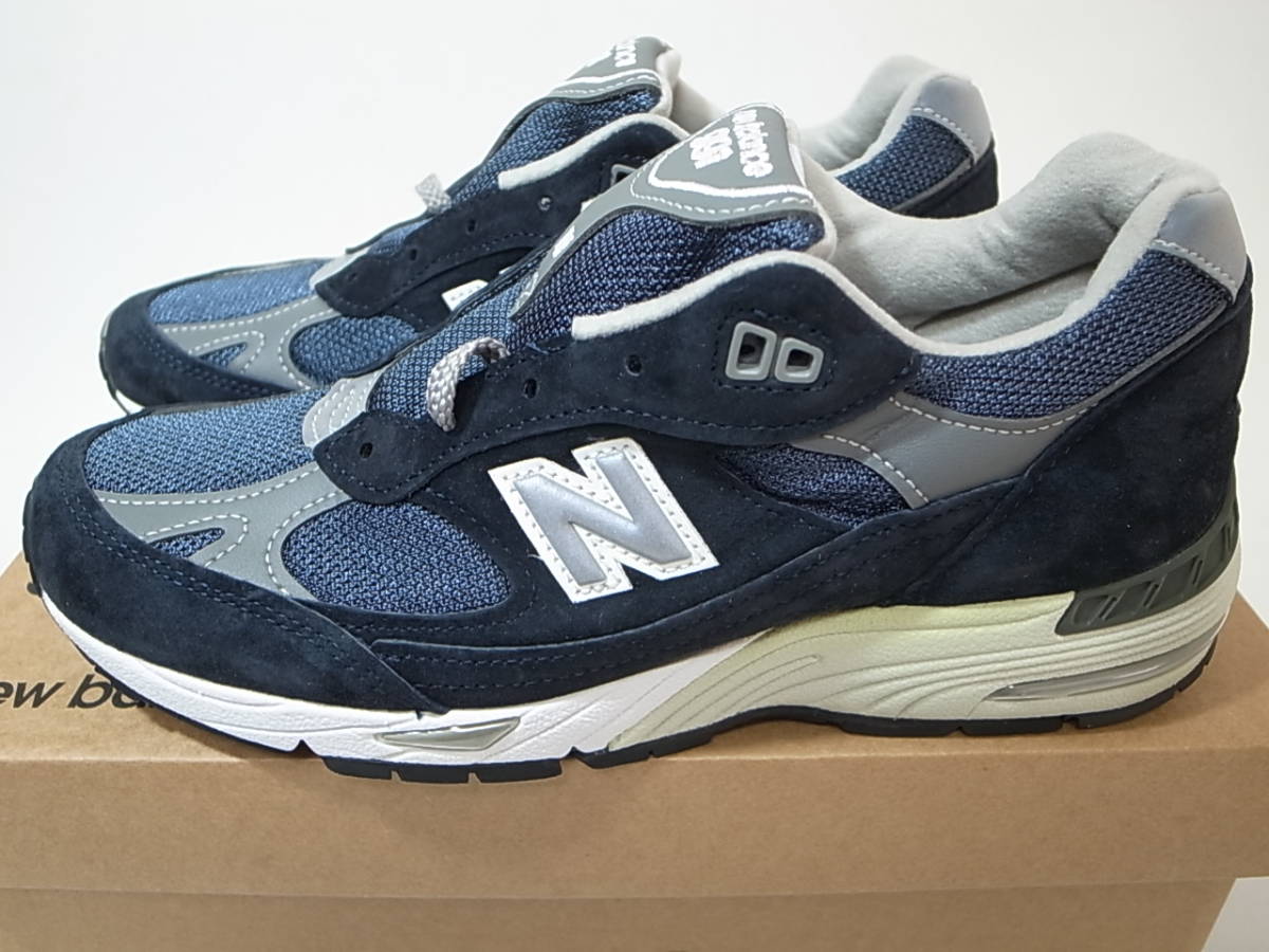 海外限定 日本未発売 NEW BALANCE UK製 W991NV 24 5cm US7 5 新品 紺