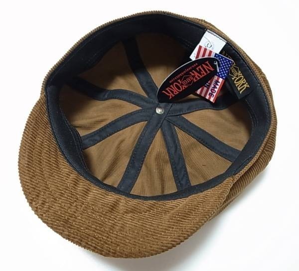 [ бесплатная доставка быстрое решение ]New York Hat New York Hat NewYorkHat Corduroy Spitfire вельвет Casquette Rust L новый товар America производства USA производства 