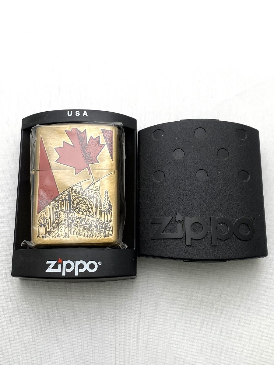 未使用 CANADA Zippo 2001 COLLECTIBLE カナダ ジッポー コレクティブル 2001年製造 世界限定5,200個製造 希少品の画像2