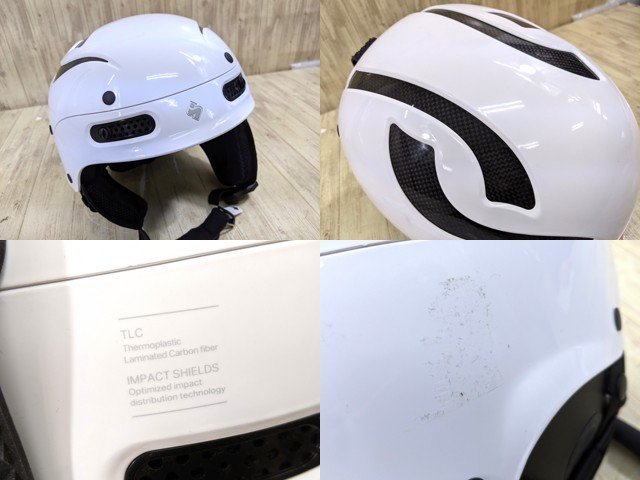 【3yt033】スキー用品 ヘルメット Sweet Protection スウィートプロテクタション ホワイト サイズ：L/XL(59-61㎝)◆M70の画像5