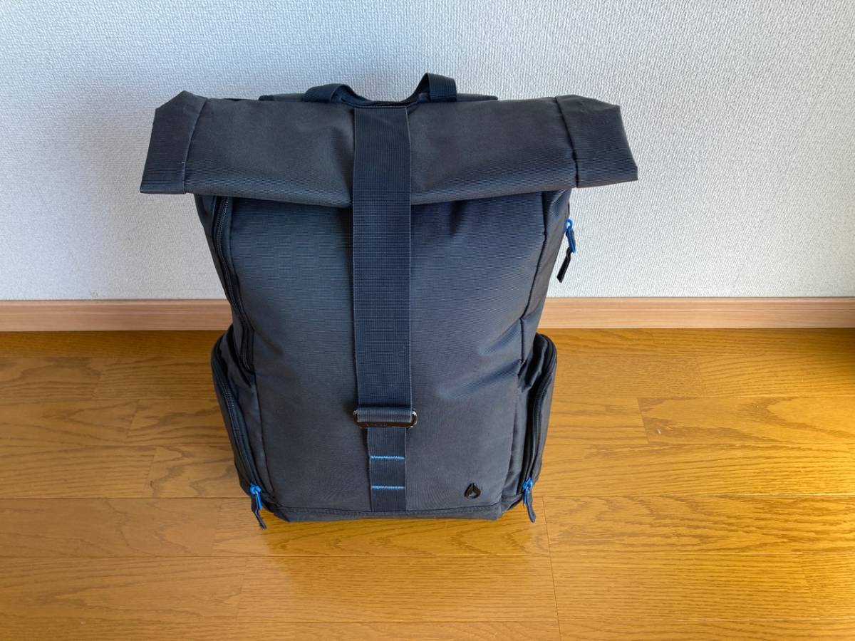 NIXON HYDRO BACKPACK ニクソン ハイドロバックパック リュック バッグ C2098 39L ロールトップ チャコール 黒 大容量_画像1