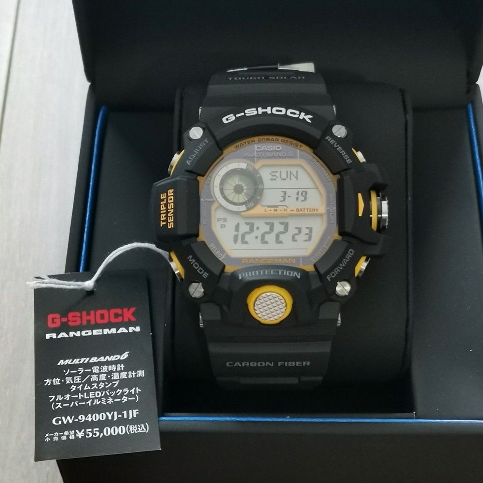 新品未使用・国内正規品】 CASIO G-SHOCK GW-9400YJ-1JF レンジマン