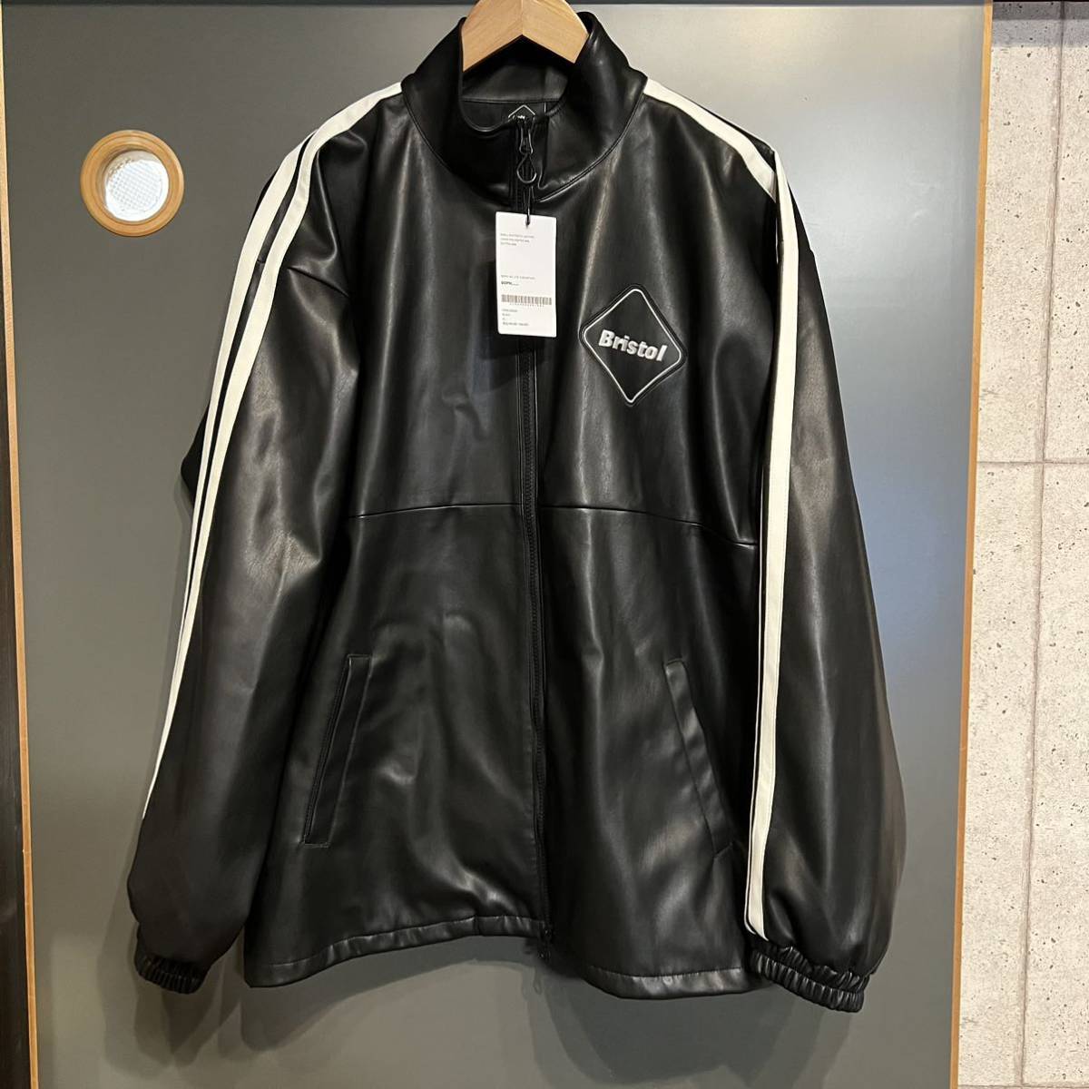 F.C.Real Bristol FCRB SYNTHETIC LEATHER BLOUSON XL レザー