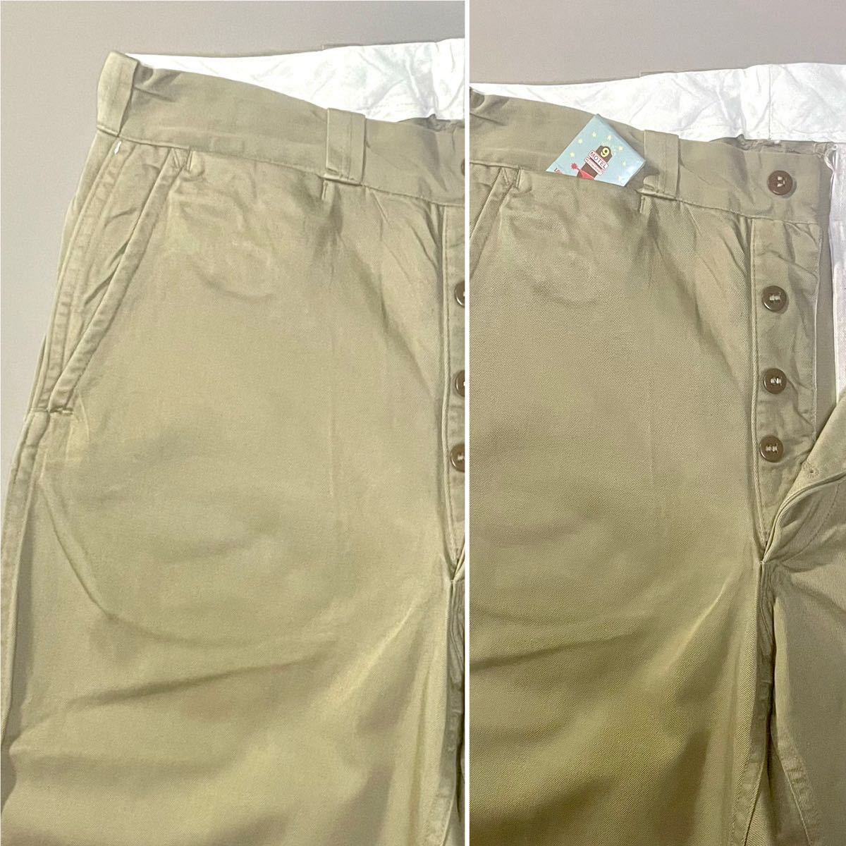 1950s US Military Twill Pants . Size W29 L30