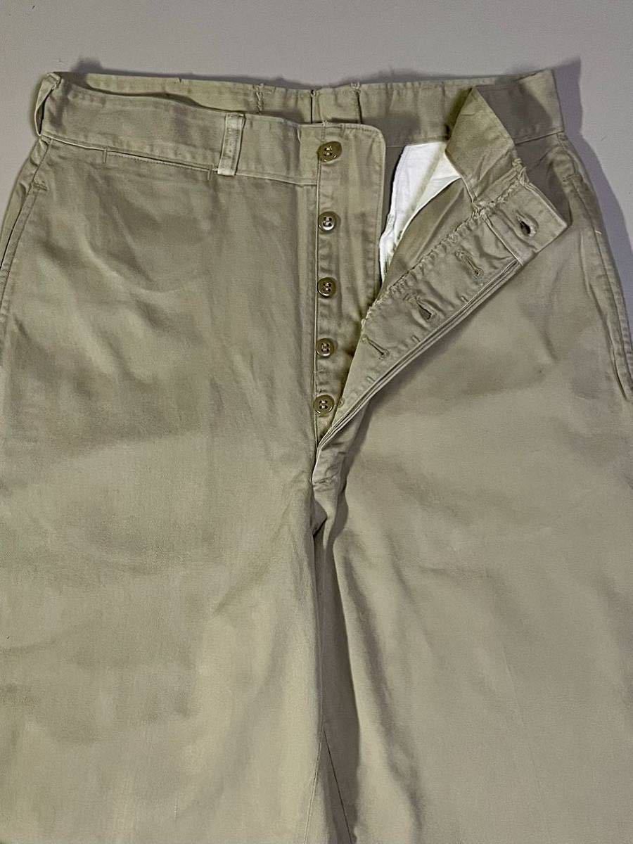 ボトムスス単品 40s US Military Twill Pants Size W33 L31