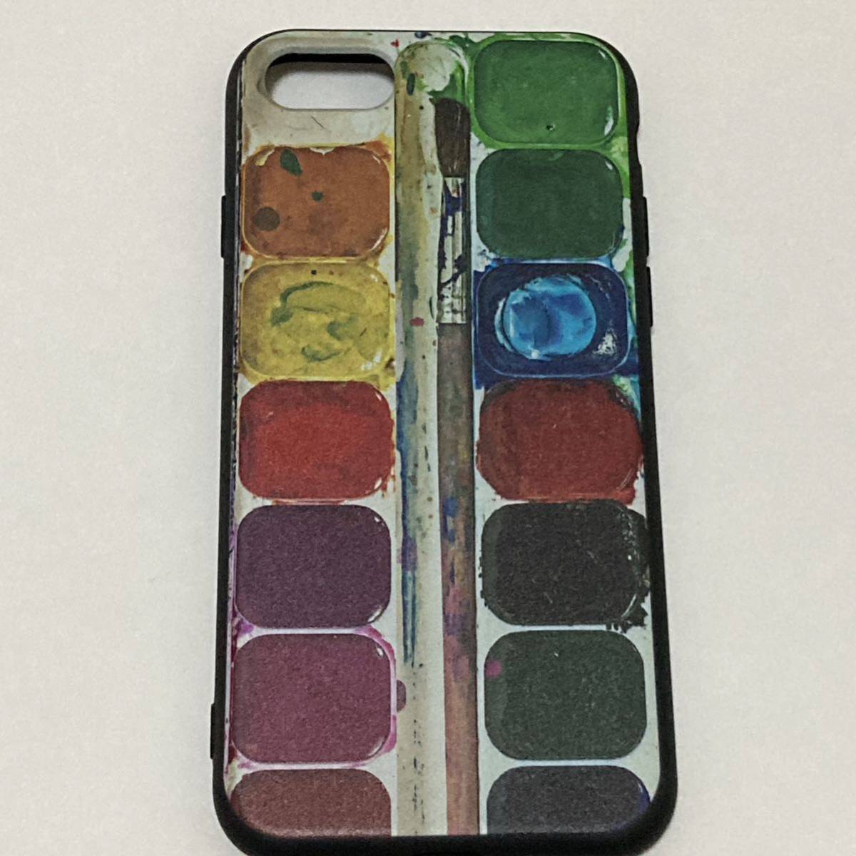  new goods iphone case 7/8/SE2.3 for painter. Palette manner illustration oil painting watercolor paint . writing brush interesting case Uni -k.... fine art part art 
