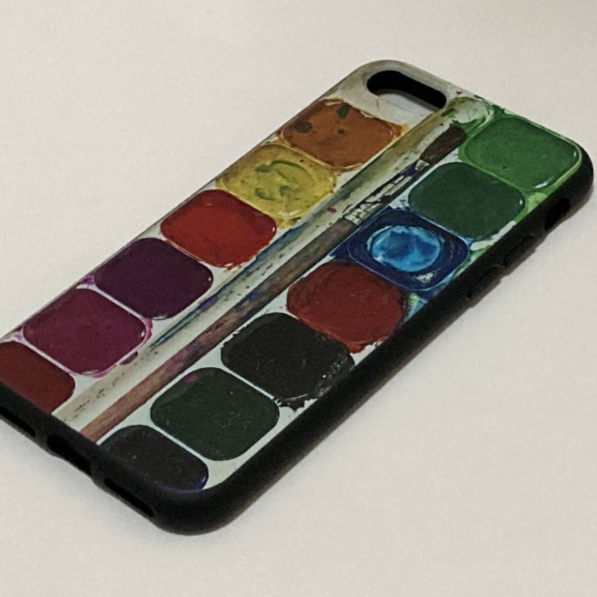  new goods iphone case 7/8/SE2.3 for painter. Palette manner illustration oil painting watercolor paint . writing brush interesting case Uni -k.... fine art part art 